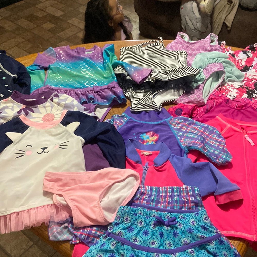 Girls swimsuit bundle 3/4 T